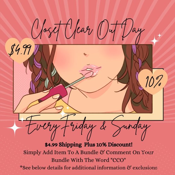 Closet Clear Out Days! $4.99 Shipping+10% Discount Available on Select Items - Picture 1 of 2